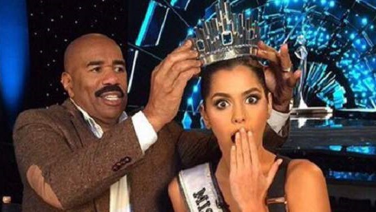 Steve Harvey Announces Wrong Winner Of The 2015 Miss Universe Beauty Pageant Mass Appeal News